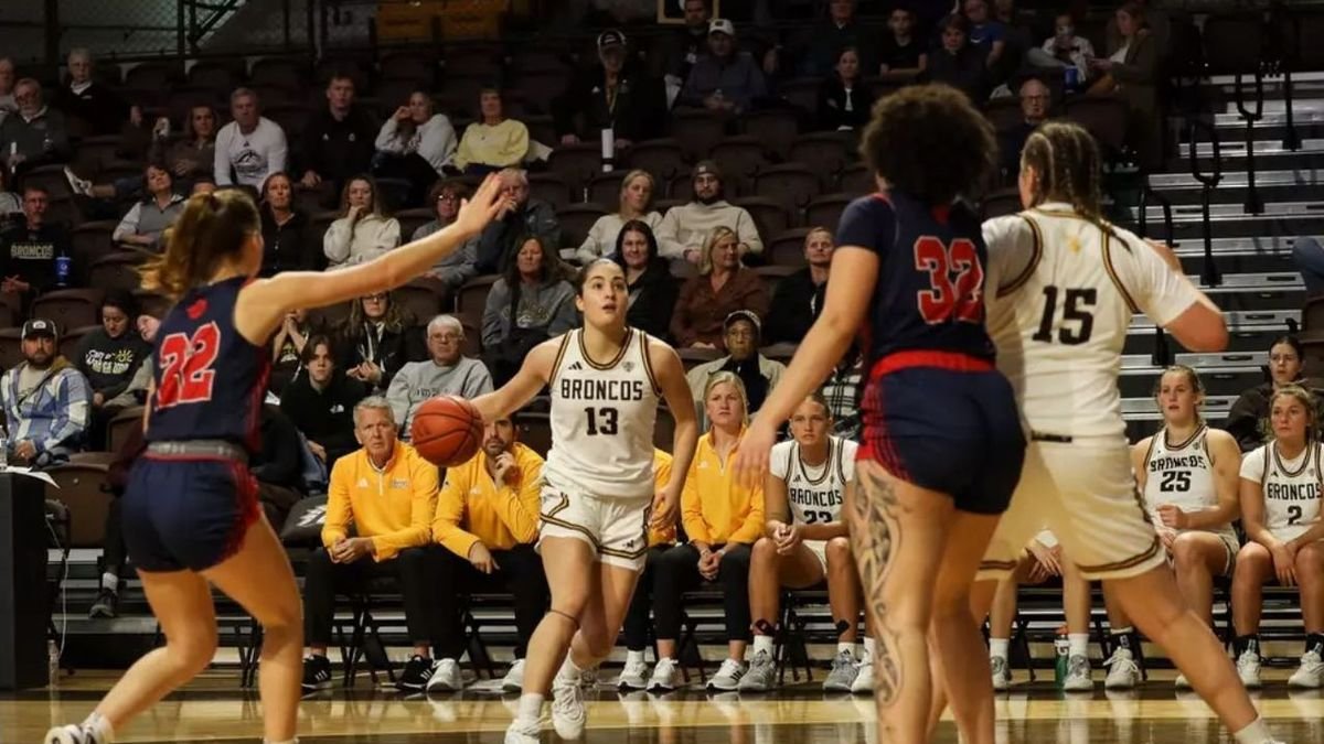 Vinyet Morató, durant un partit amb els Broncos.