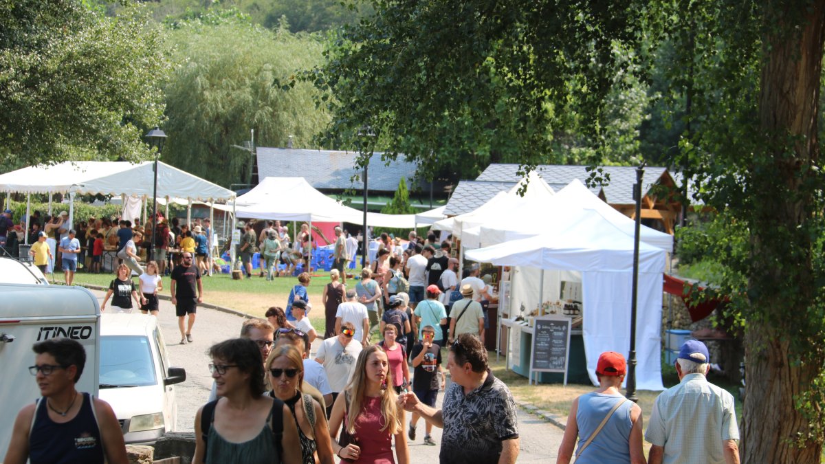 Visitants de la primera edició del Festival Pirineu Pastor de Llavorsí