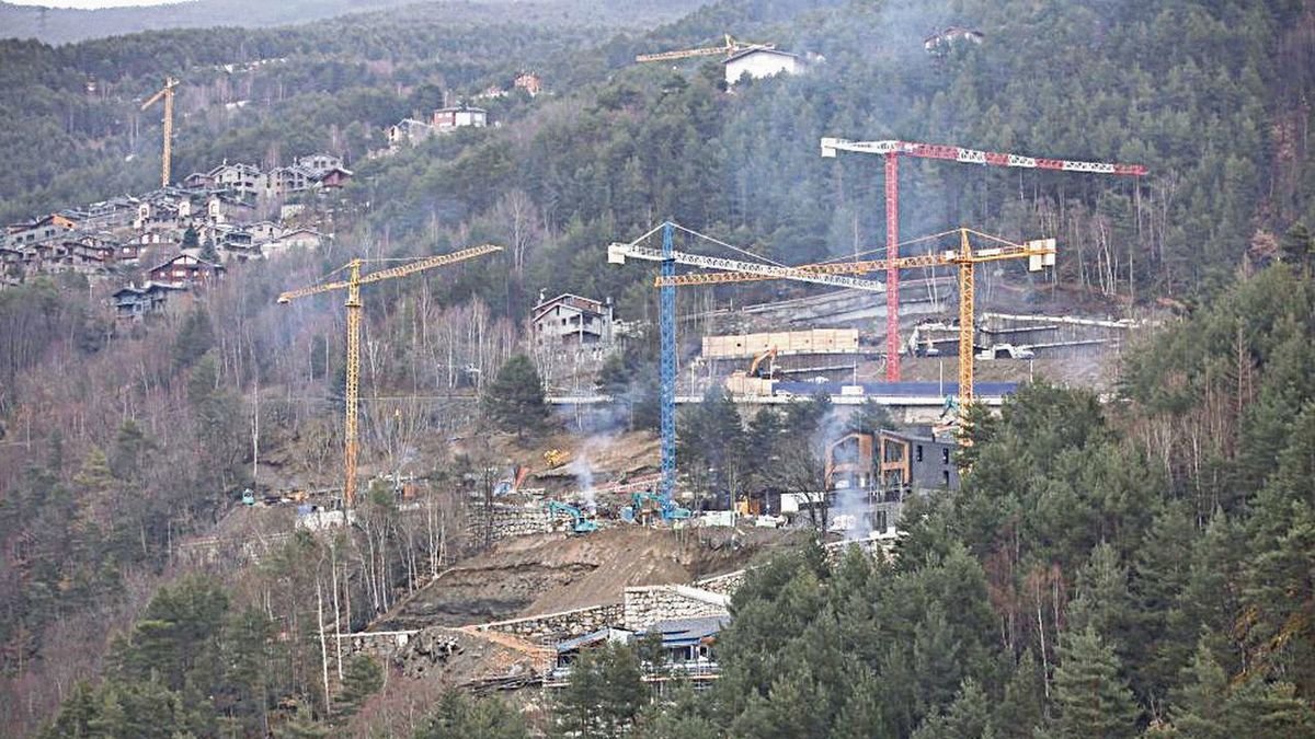 Imagen de edificaciones en la parroquia de La Massana.; Array