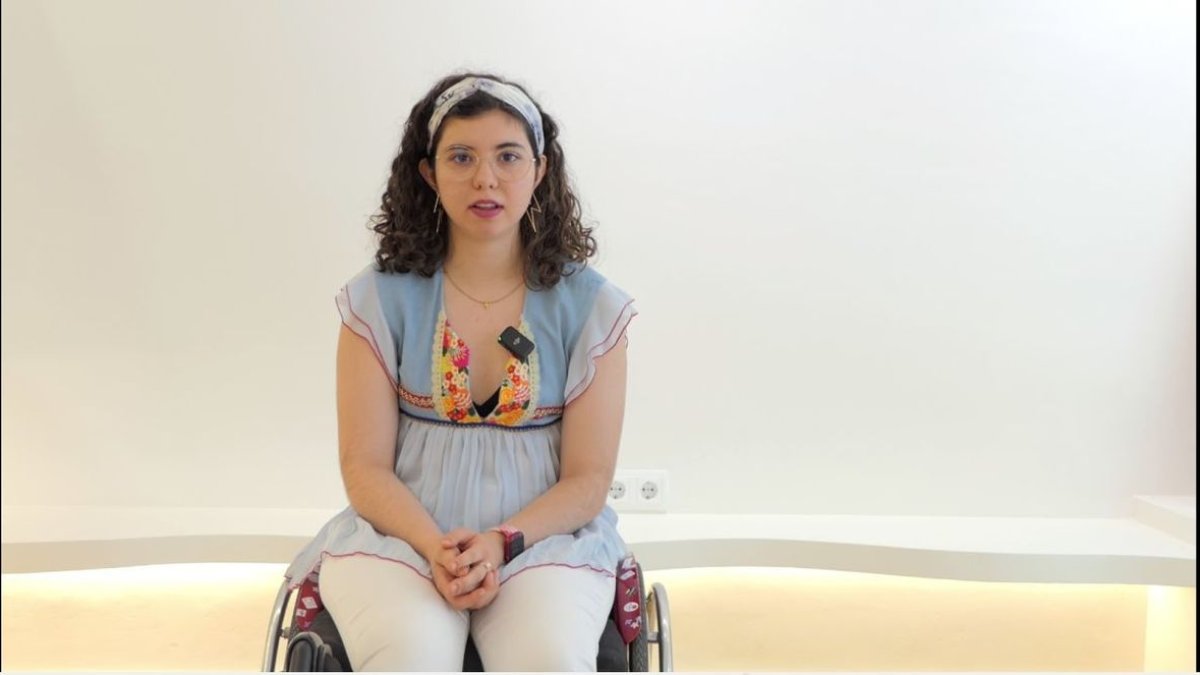 La lleidatana Estel Agost, durant el documental. - AITANA ALCARAZ/SOL PUCHADES