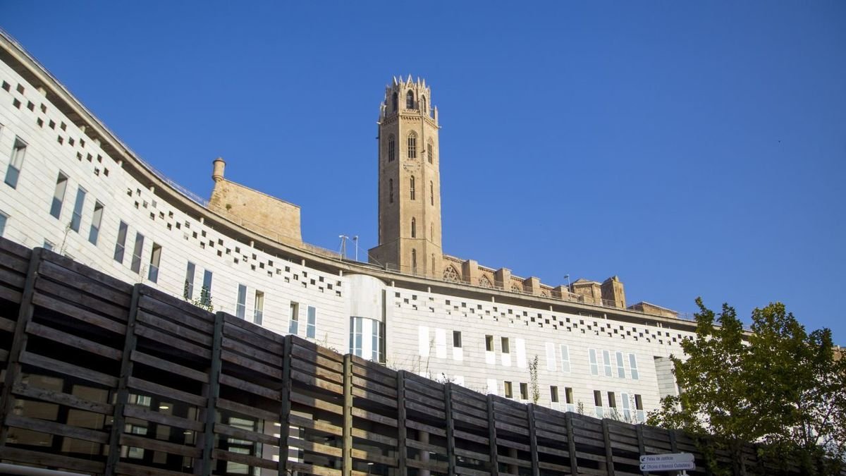 Vista general de la sede de los juzgados de Lleida, en el Canyeret. - SEGRE