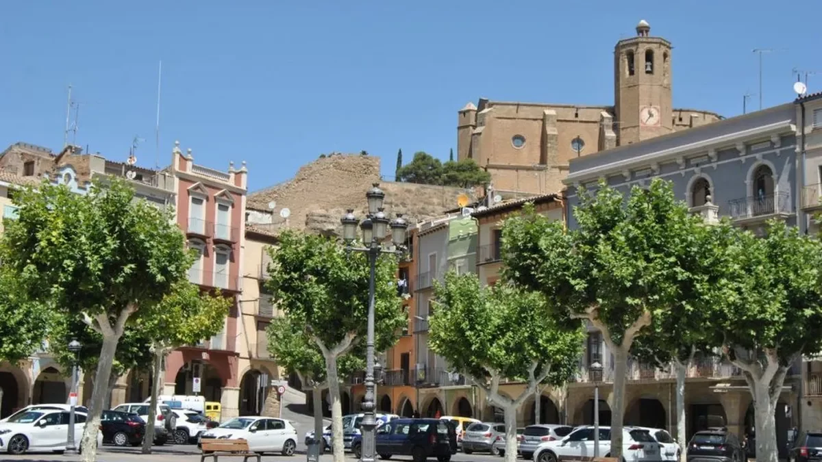 La plaça Mercadal de Balaguer, al centre històric. - AJUNTAMENT DE BALAGUER
