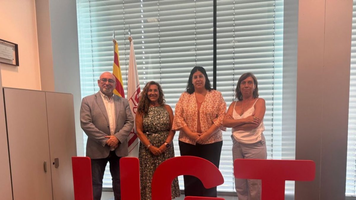Ramon Moreno, Joana Mor, Núria Gil i Antonia Fuentes. - DELEGACIÓ DEL GOVERN