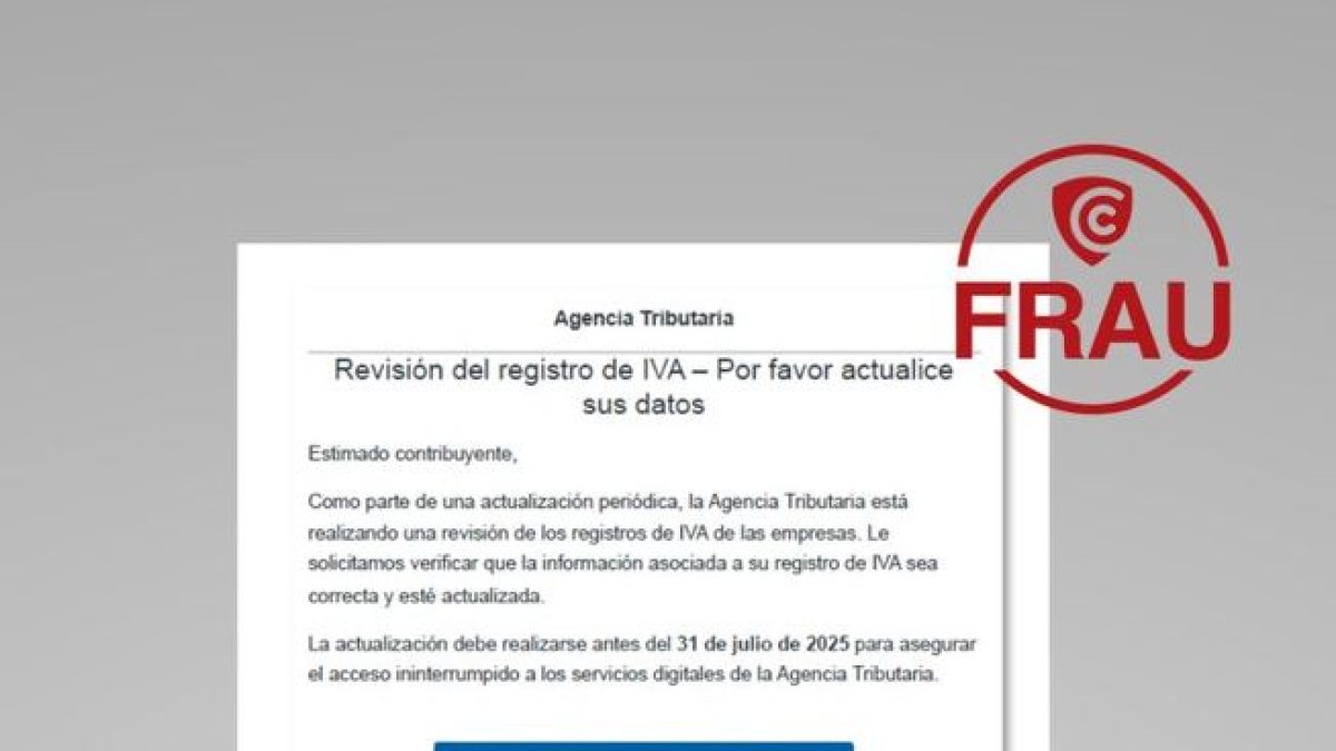 Un dels missatges fraudulents.