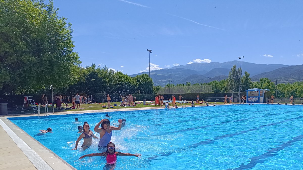 Imatge d'arxiu de la piscina municipal de la Seu d'Urgell.