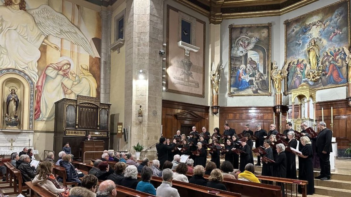 La Capella Polifònica de Girona va actuar a les Borges Blanques. - AJUNTAMENT DE LES BORGES BLANQUES