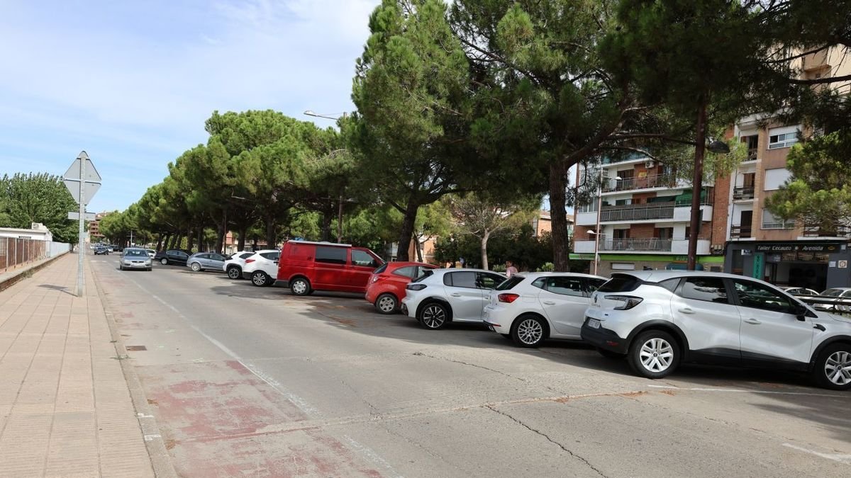 El tramo de la avenida del Canal donde se habilitará el nuevo carril bici. - J.GÓMEZ