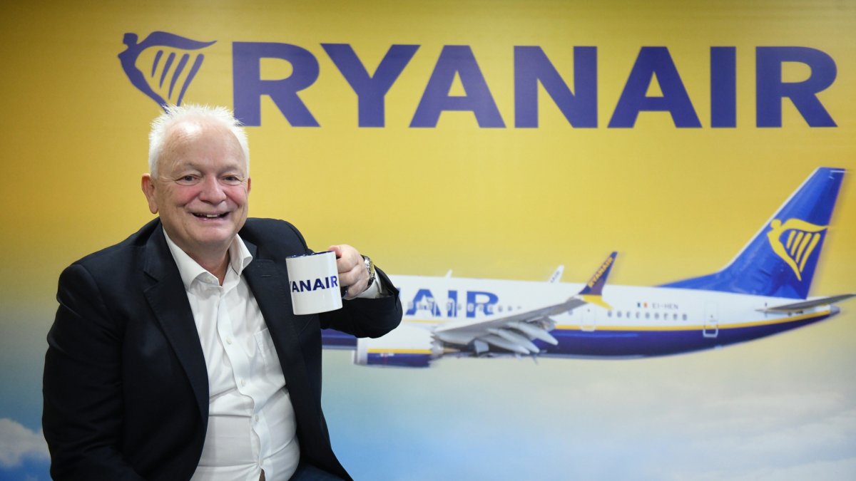 Arxiu - El conseller delegat de Ryanair, Eddie Wilson, durant una roda de premsa, a les oficines de Ryanair, a 5 de setembre de 2024, en Madrid (Espanya).