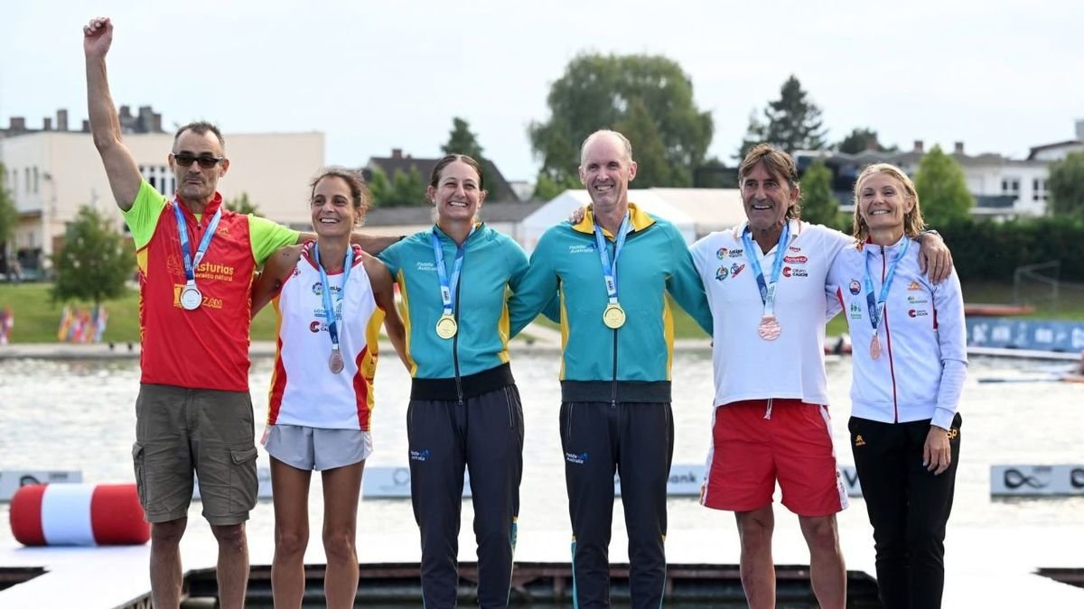 Bronce en piragüismo para Rafa Herrera en el Mundial Master