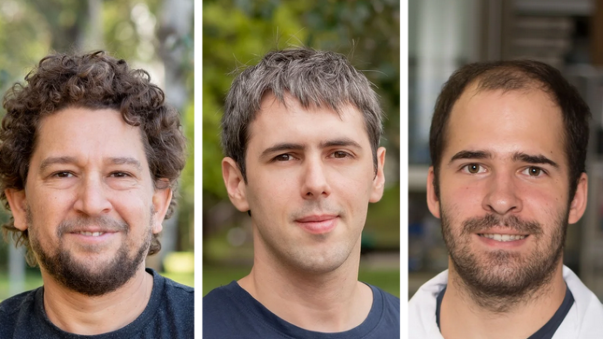 Els investigadors Omar Ramírez-Núñez, Santiago Rico-Ríos i Pascual Torres