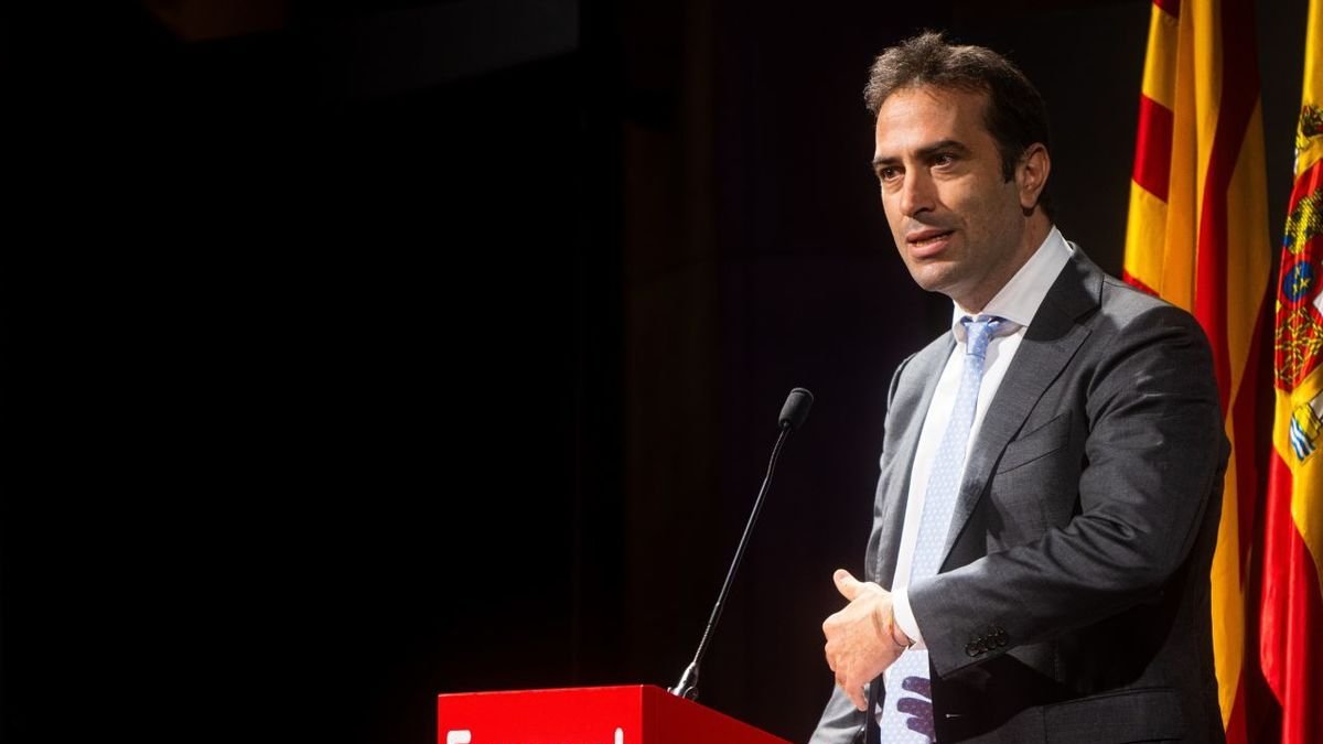 Cuerpo, intervenint ahir en un acte de Foment del Treball a Barcelona. - EUROPA PRESS