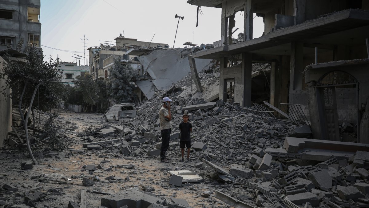 Una vista de la ciutat de Gaza.