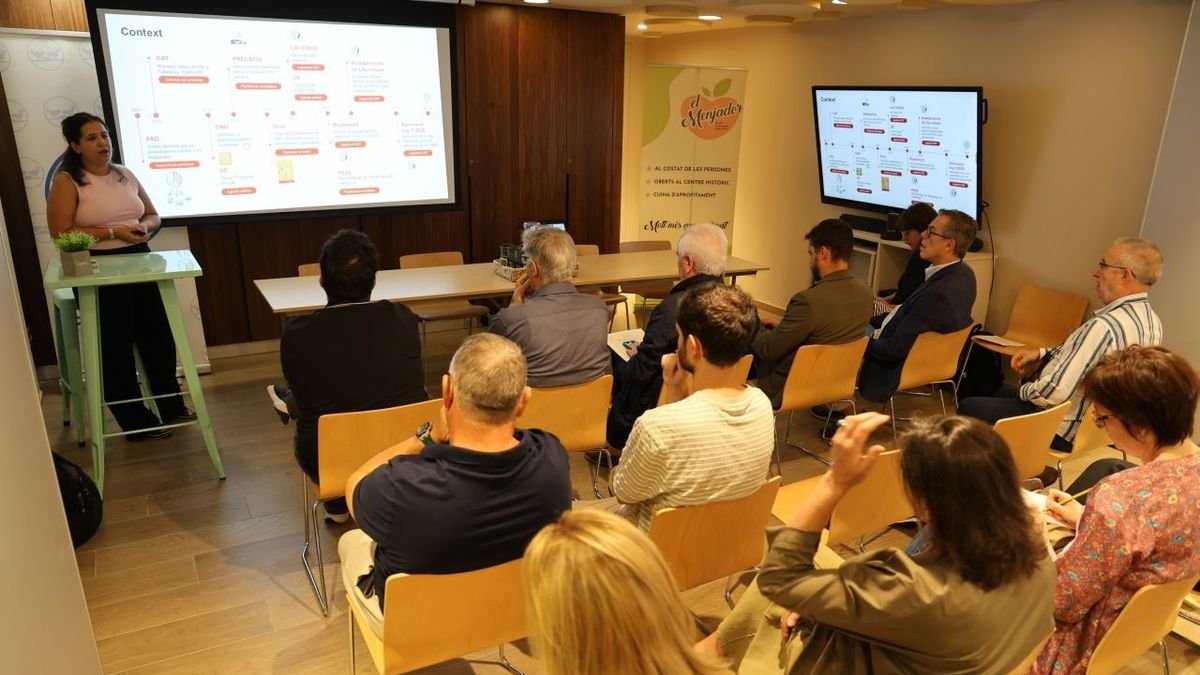 L’Espai Sunka de Plusfrec va acollir ahir la jornada Empresa i Aprofitament Alimentari. - AMADO FORROLLA