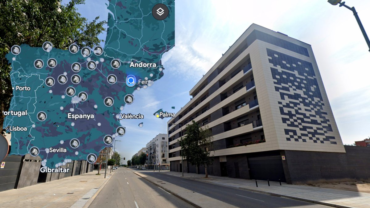 Lleida, al mapa de les ciutats amb 'edificis zebra'
