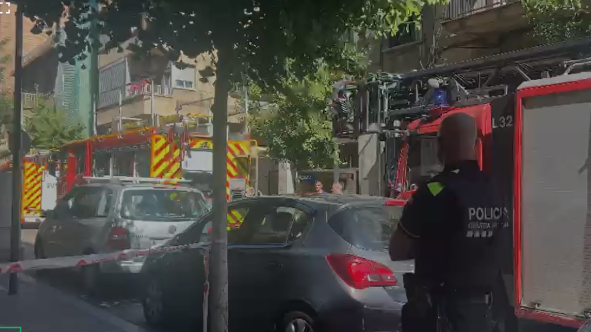 Un petit foc a General Brito de Lleida