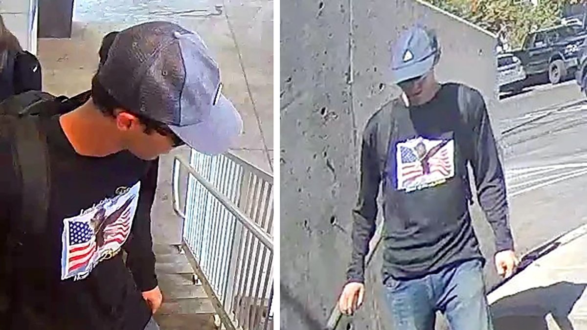 Imagen difundida por el FBI del supuesto asesino de Charlie Kirk.