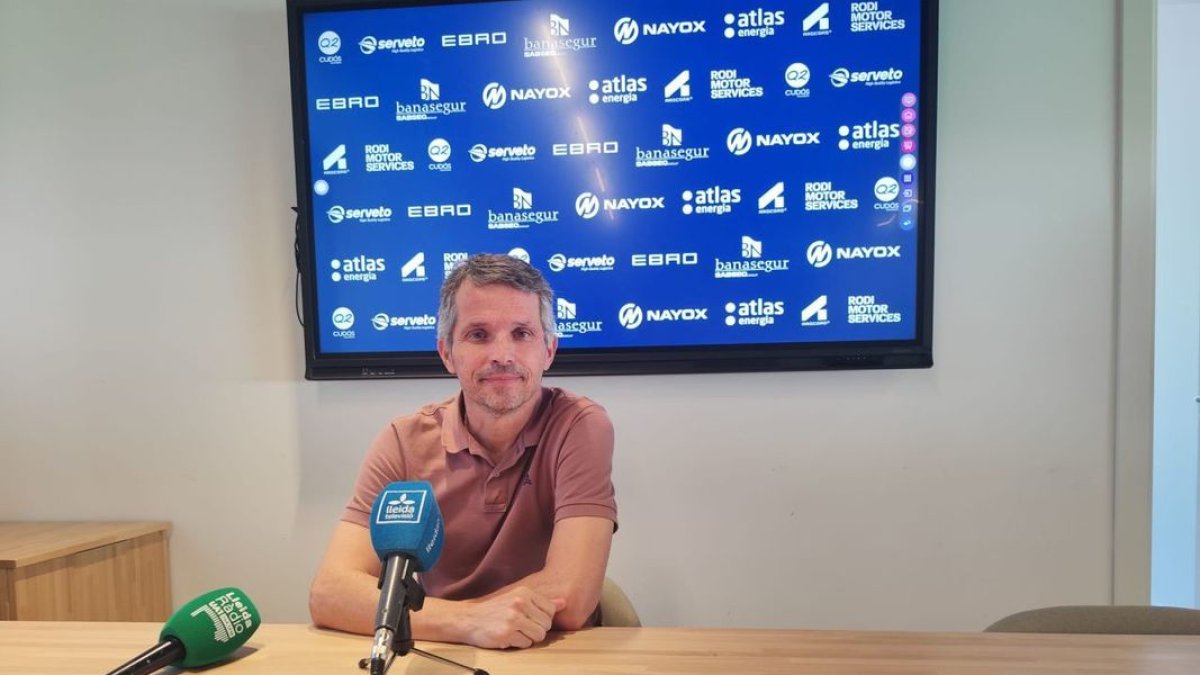 Xavier Bartolo, en una imatge recent a la sala de premsa del Municipal Ramon Farrús. - JCMC