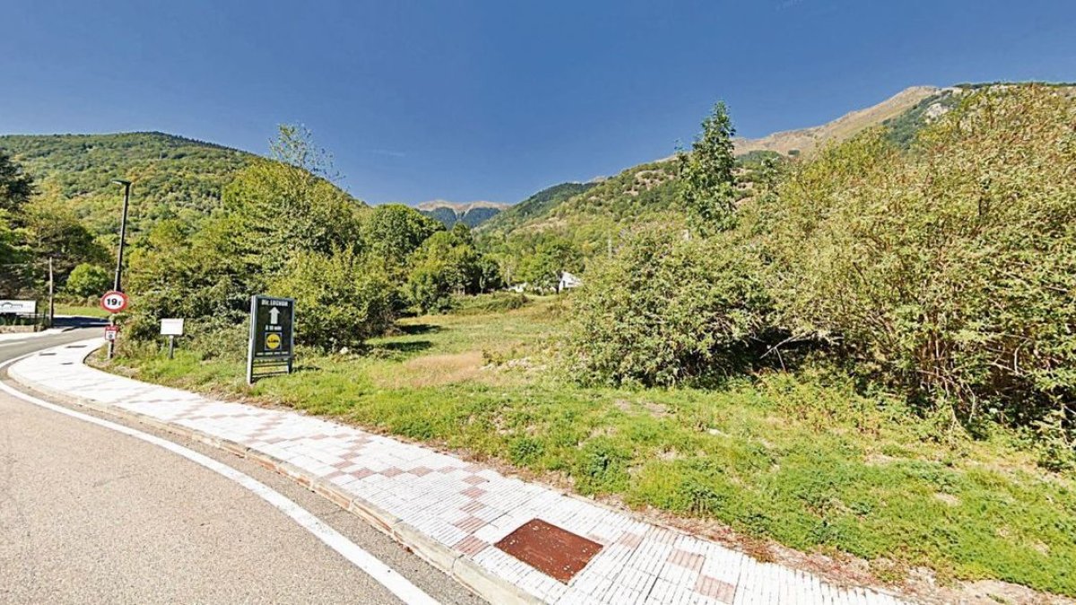 Vista generau d’ua des parcèlles deth projècte.