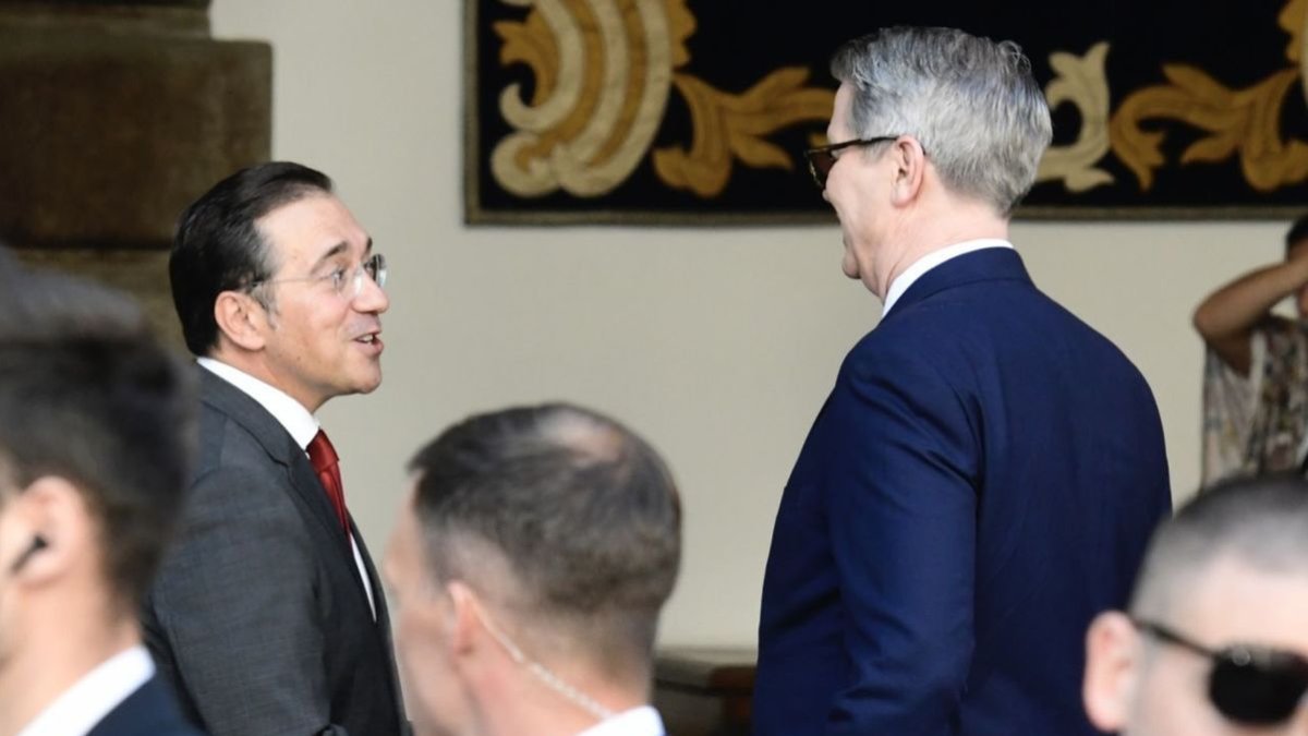 El ministre Albares amb el secretari del Tresor dels EUA. - EFE