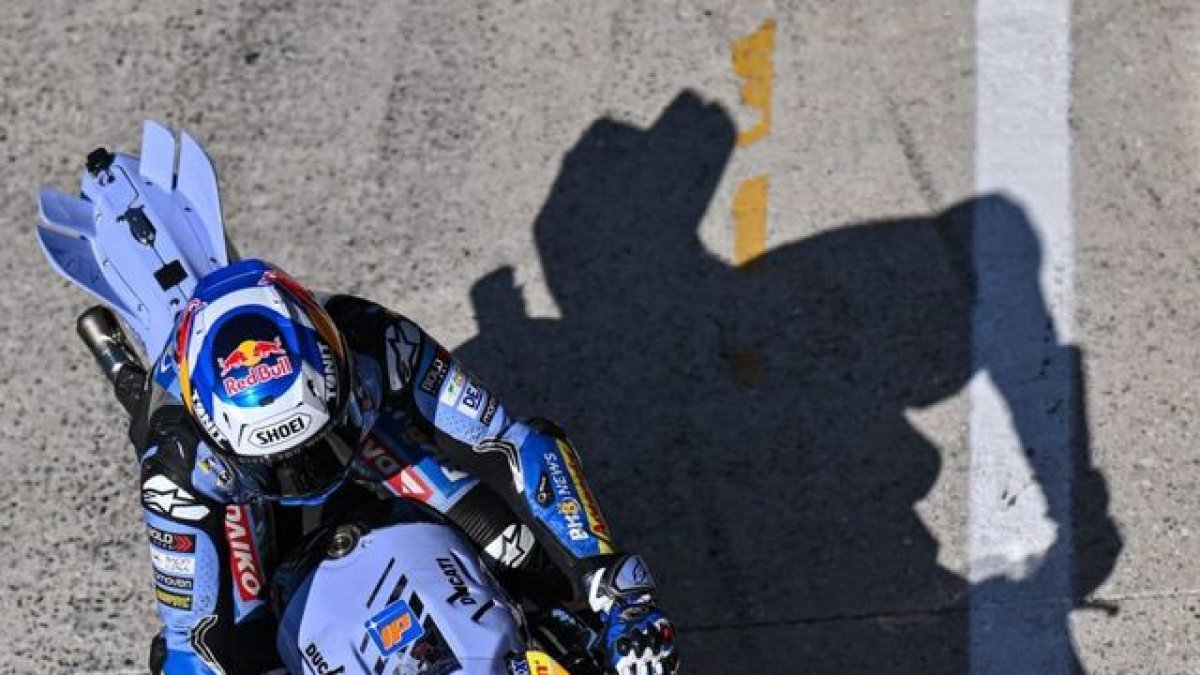 Àlex Márquez va arribar a liderar el test durant el matí. - MOTOGP