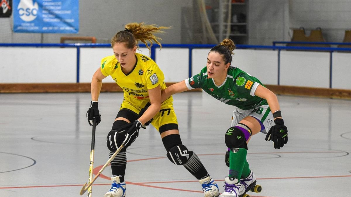 Ana Horche, en un partit de la temporada passada contra el Cerdanyola. - CLARA LIÁÑEZ