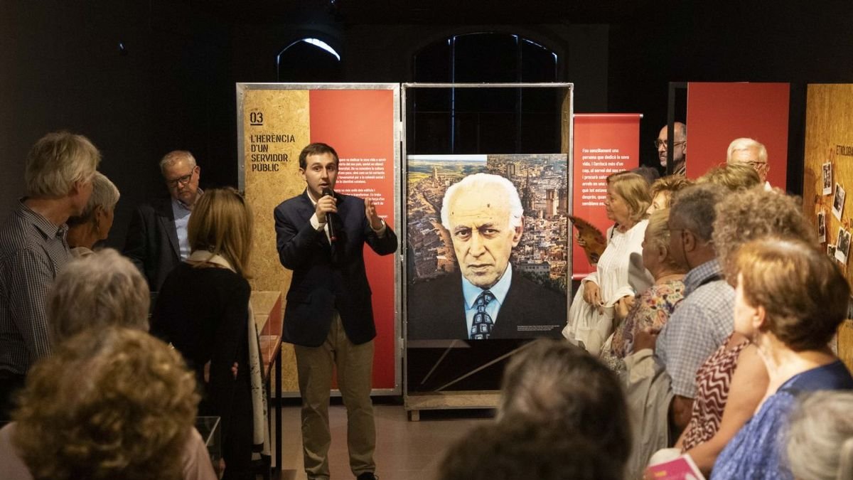 El antropólogo Lluís Bellas es el comisario de la exposición de Duran i Sanpere del Museu de Cervera. - CARMINA MARSIÑACH