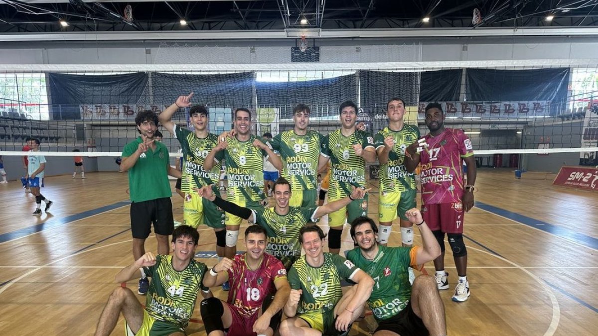 L’equip lleidatà celebra la classificació per a la fase final.