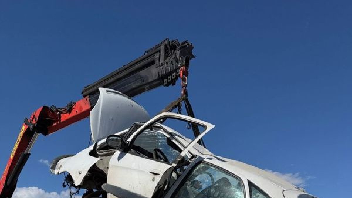 Accident a Agramunt.