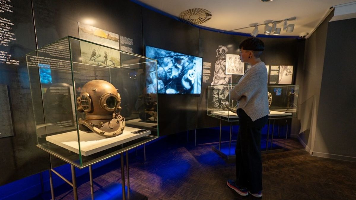 El público puede ver 134 piezas originales recuperadas de naufragios y otros elementos expositivos. - PAU PASCUAL