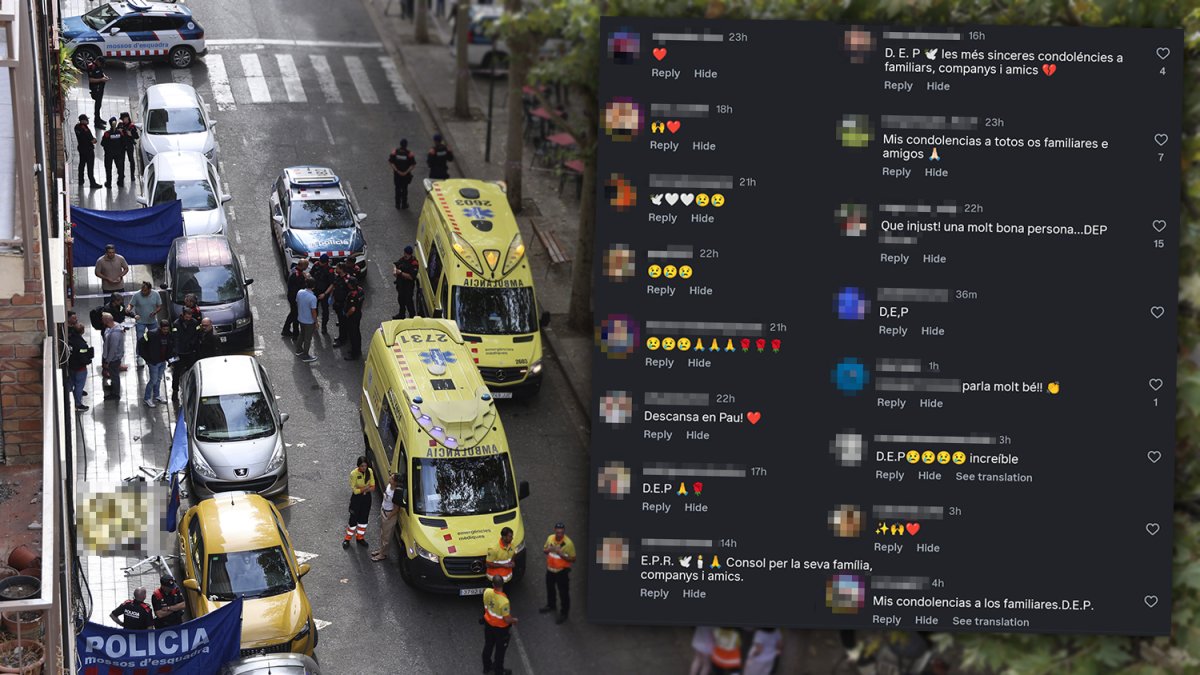 Captura d'alguns comentaris publicats a les xarxes després d'esborrar els comentaris porqueria