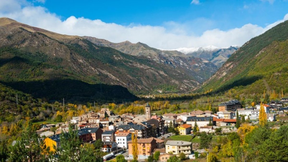 Una vista de Vilaller.