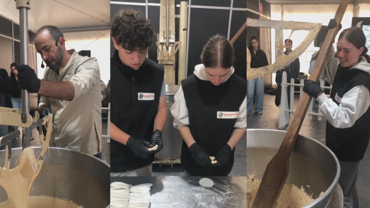 Estudiants de l'Acadèmia del Torró d'Agramunt