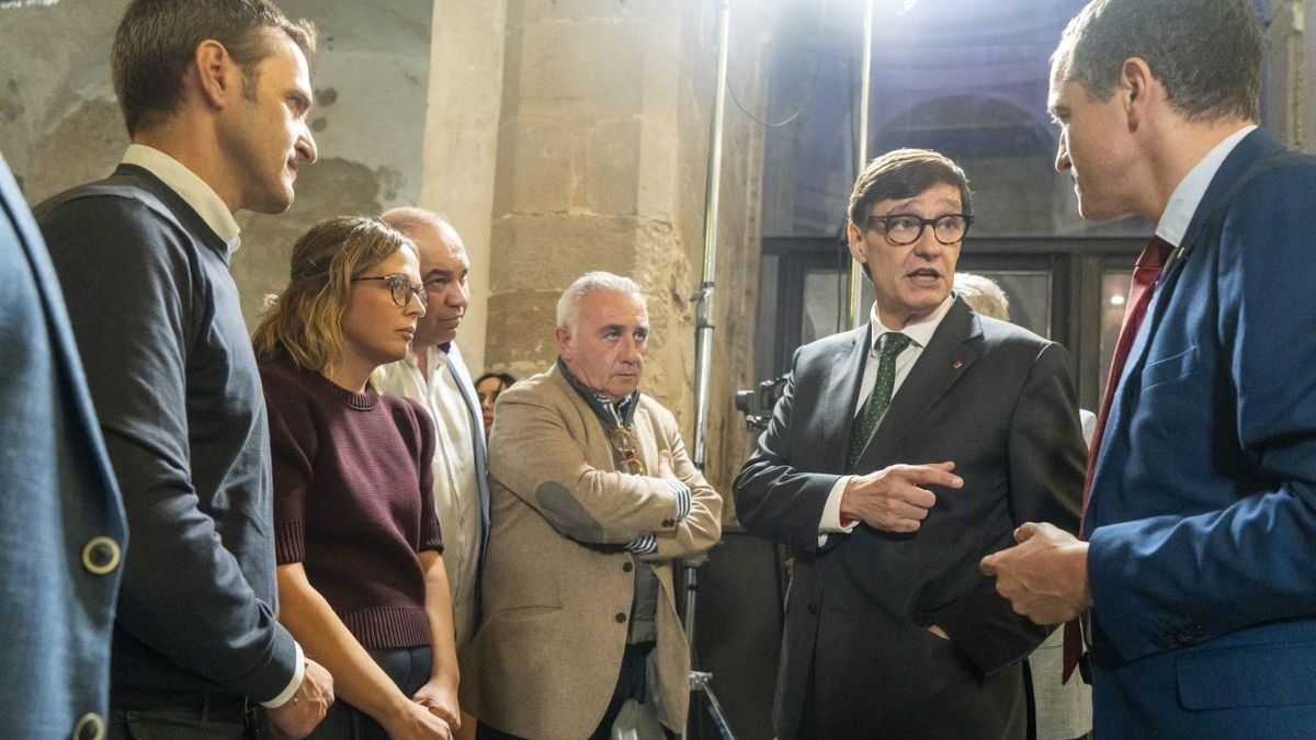 Illa i el conseller Ordeig, responsables del sector agrari de Lleida. - PAU PASCUAL PRAT