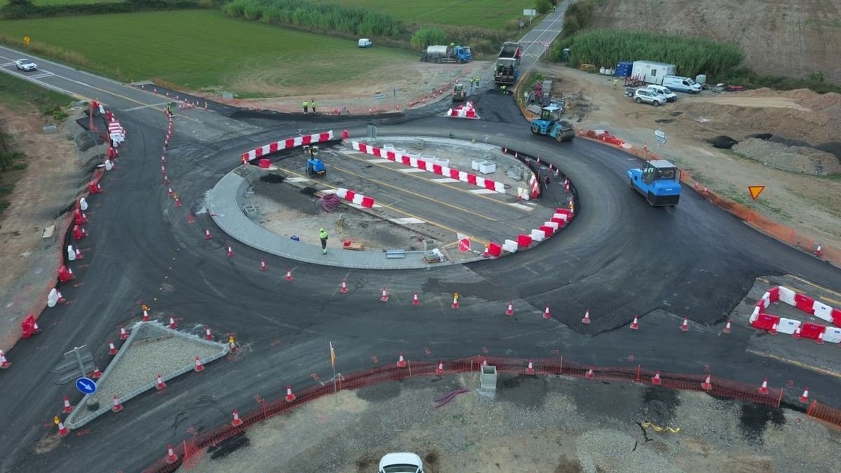 Funciona com a rotonda des de la tarda de dilluns. - AJUNTAMENT DE CASTELLSERÀ