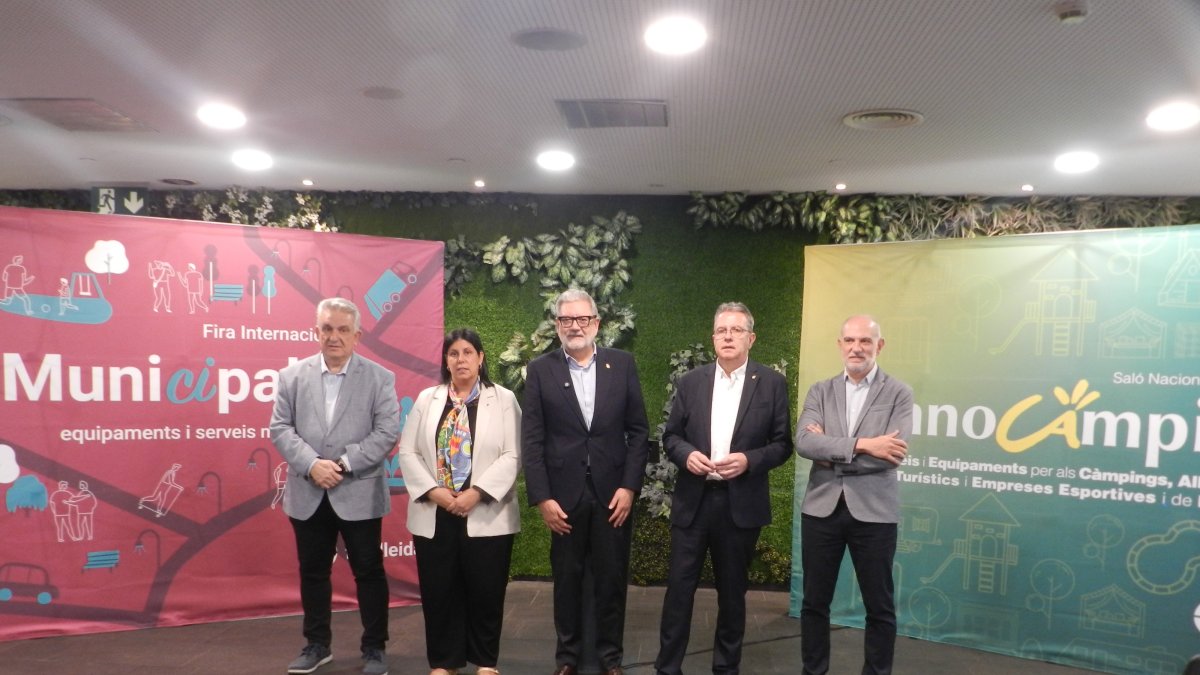L'acte de presentació del saló Municipàlia de Lleida.