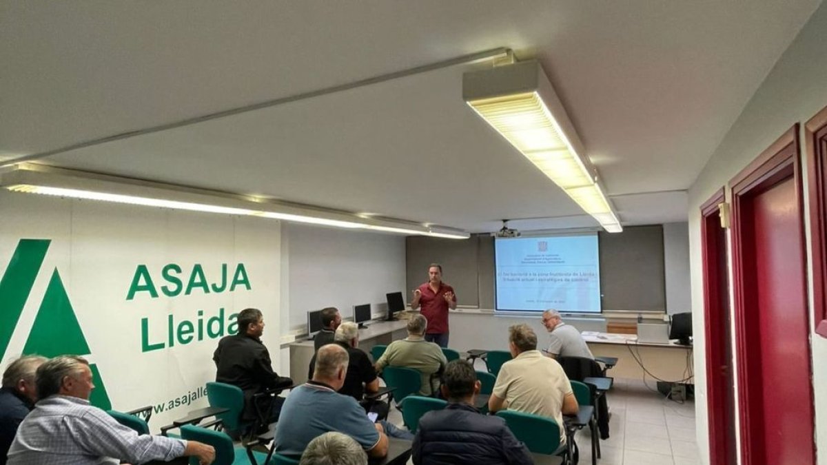 Un moment de la jornada celebrada dimecres per Asaja.