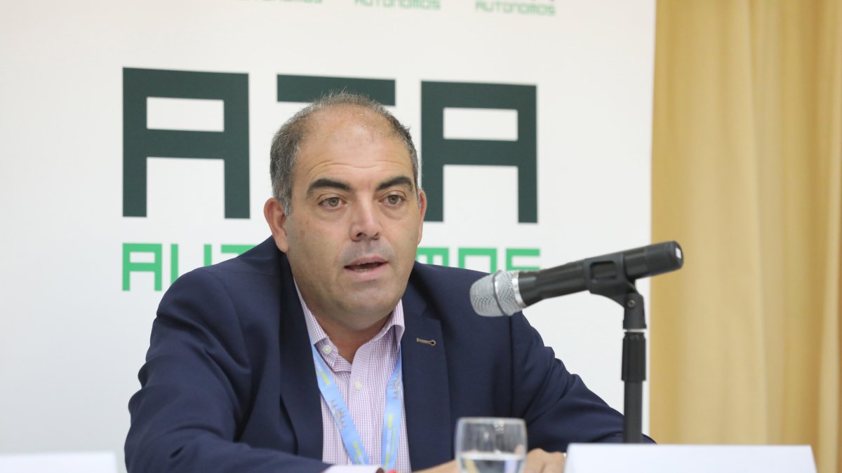 El presidente de la Federación Nacional de Asociaciones de Autónomos (ATA), Lorenzo Amor, en una imagen de archivo