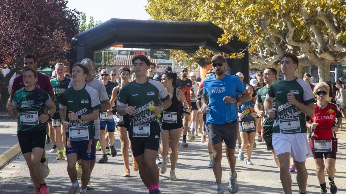 Bellpuig celebra la seua primera Backyard Ultra, amb 230 corredors - LAIA PEDRÓS
