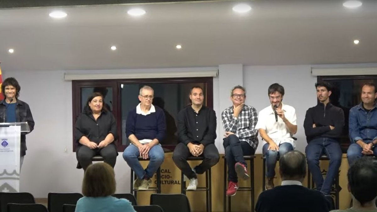 La conferencia ‘El Palau que construïm junts’. - A.EL PALAU