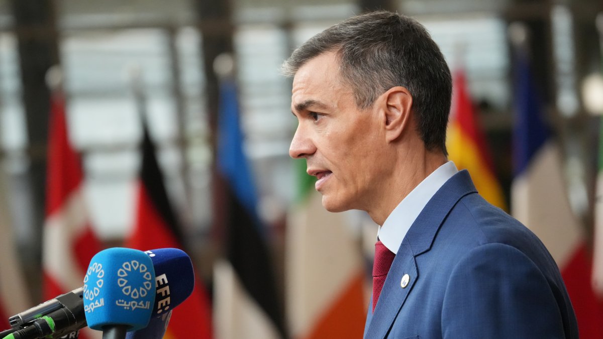 El president del govern espanyol, Pedro Sánchez, al Consell Europeu.