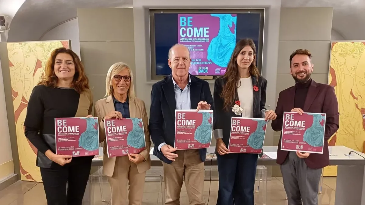 Josep Minguell, al centre, ahir al palau Medici-Riccardo de la capital de la Toscana. - LORENA FARRÀS