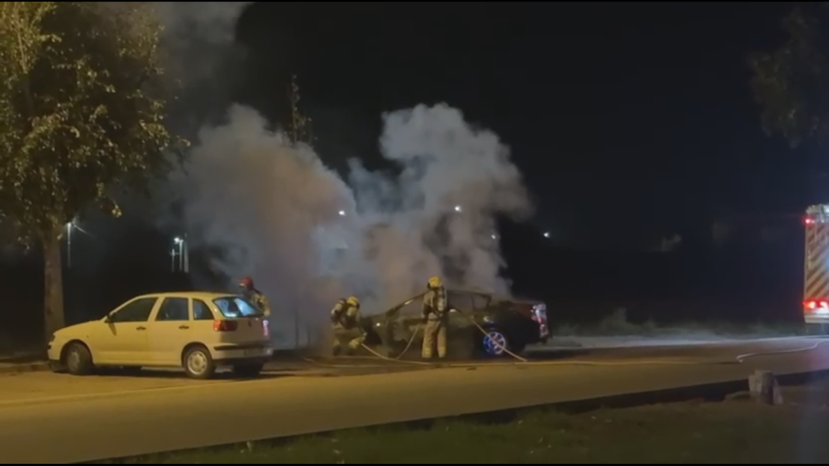 Bombers Pardinyes Cotxe Cremat