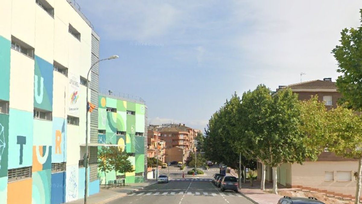 L'avinguda Urgell de Bellpuig.