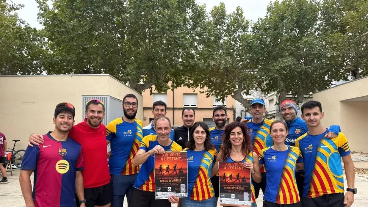 Los organizadores de la prueba, en la presentación de ayer en el ayuntamiento de Ivars d’Urgell.