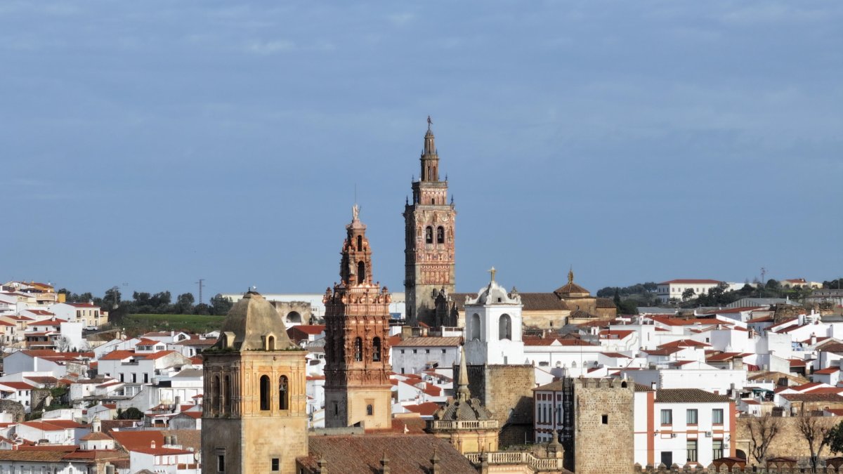 Una vista de Jerez de los Caballeros.