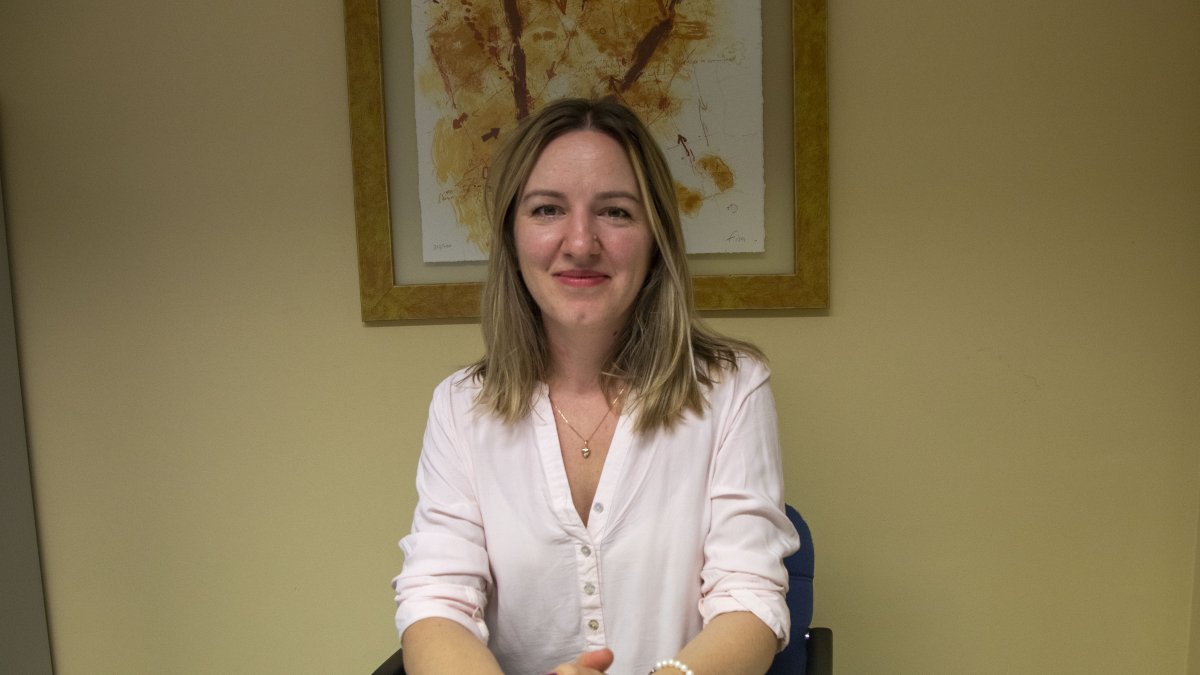 L'Anastasiya Oliynyk Kabachynska, l'ucarïnesa de Tàrrega que ha aconseguit treure's el nivell C1 de català.