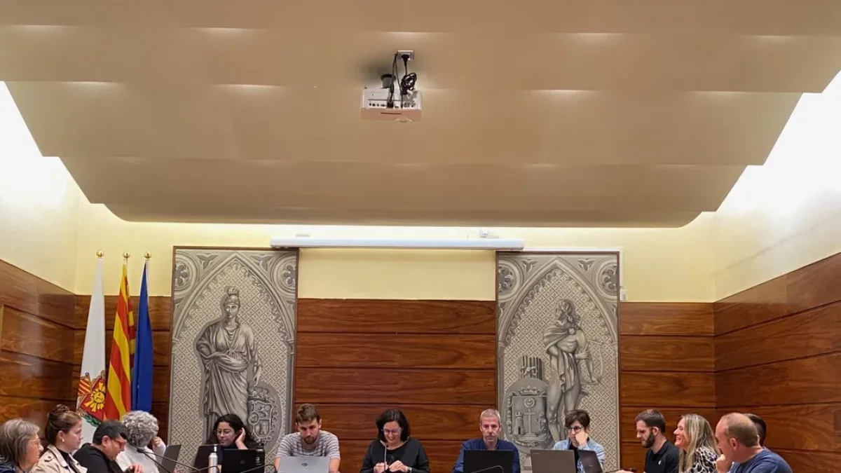 El ple de l’ajuntament de Solsona.