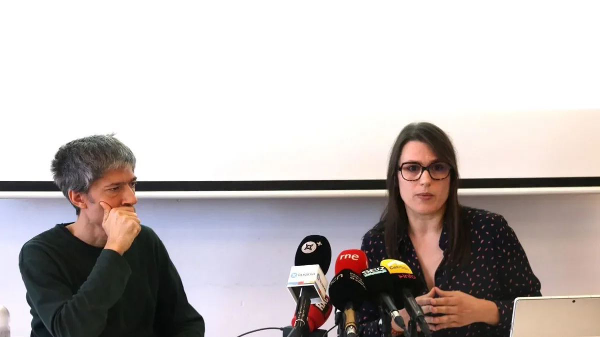 El president i la directora de l’aFFac, presentat l’estudi. - MARÍA BÉLMEZ/ACN