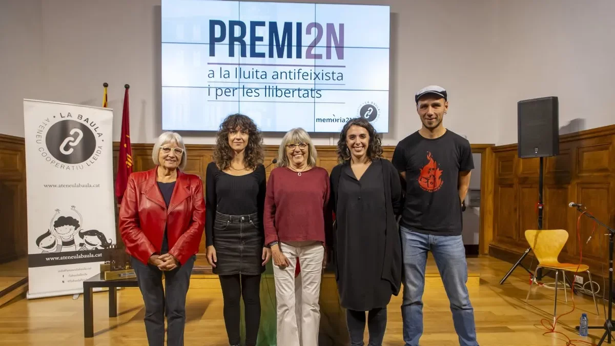 L’entrega de premis es va celebrar ahir a l’IEI. - JORDI ECHEVARRIA