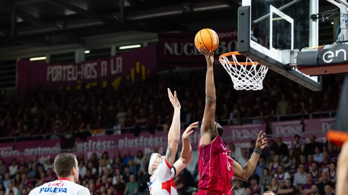 El rebot serà un aspecte clau en el partit d’avui a l’Olímpic. - JAVI ENJUANES